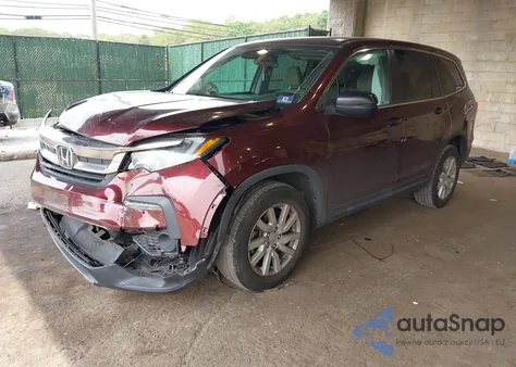 2019 Honda Pilot Lx из США, поврежденный, VIN 5FNYF6H12KB053692